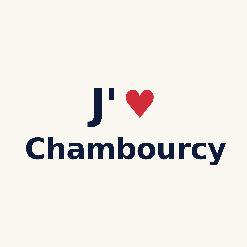 Tasse personnalisée Chambourcy — design J'aime Chambourcy