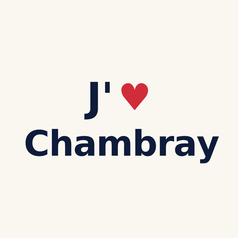 Tasse personnalisée Chambray — design J'aime Chambray