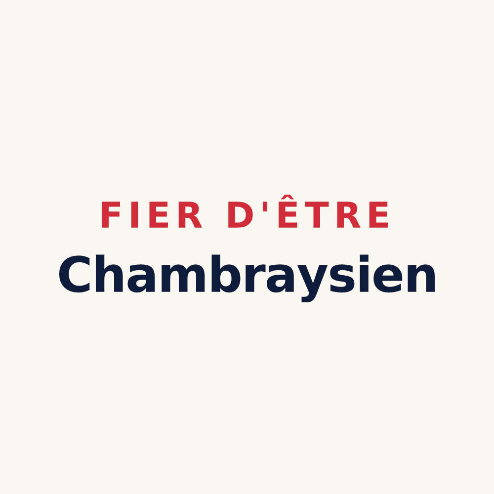 Tasse « Fier d'être Chambraysien » — design pour Chambray