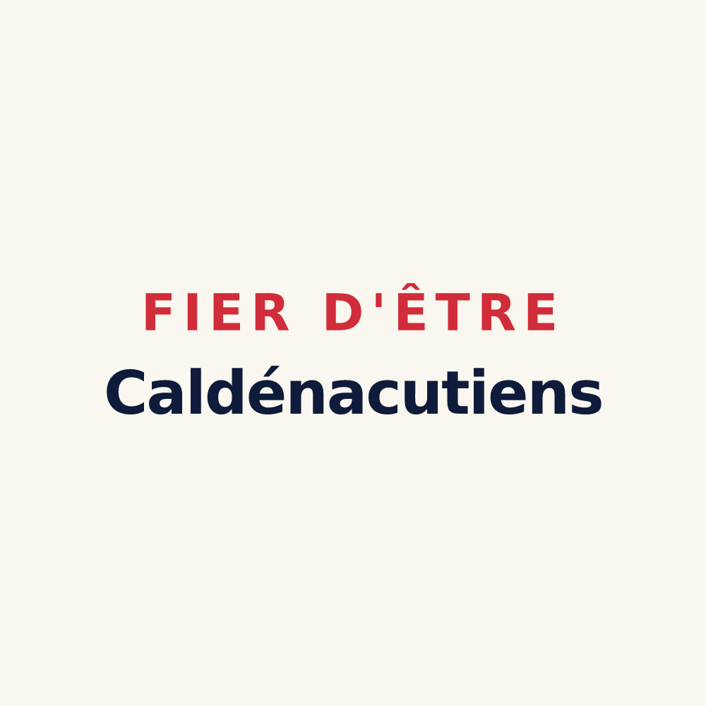 Tasse « Fier d'être Caldénacutiens » — design pour Chambroncourt