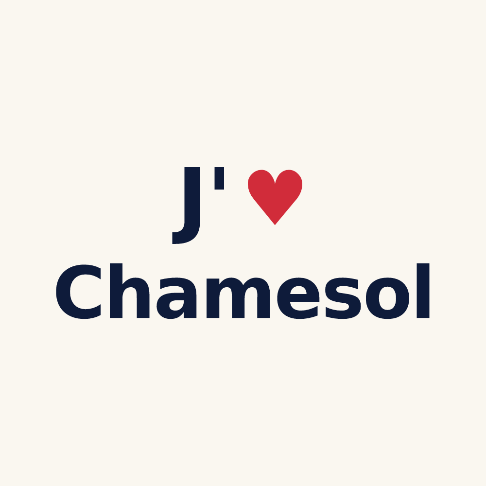 Tasse personnalisée Chamesol — design J'aime Chamesol