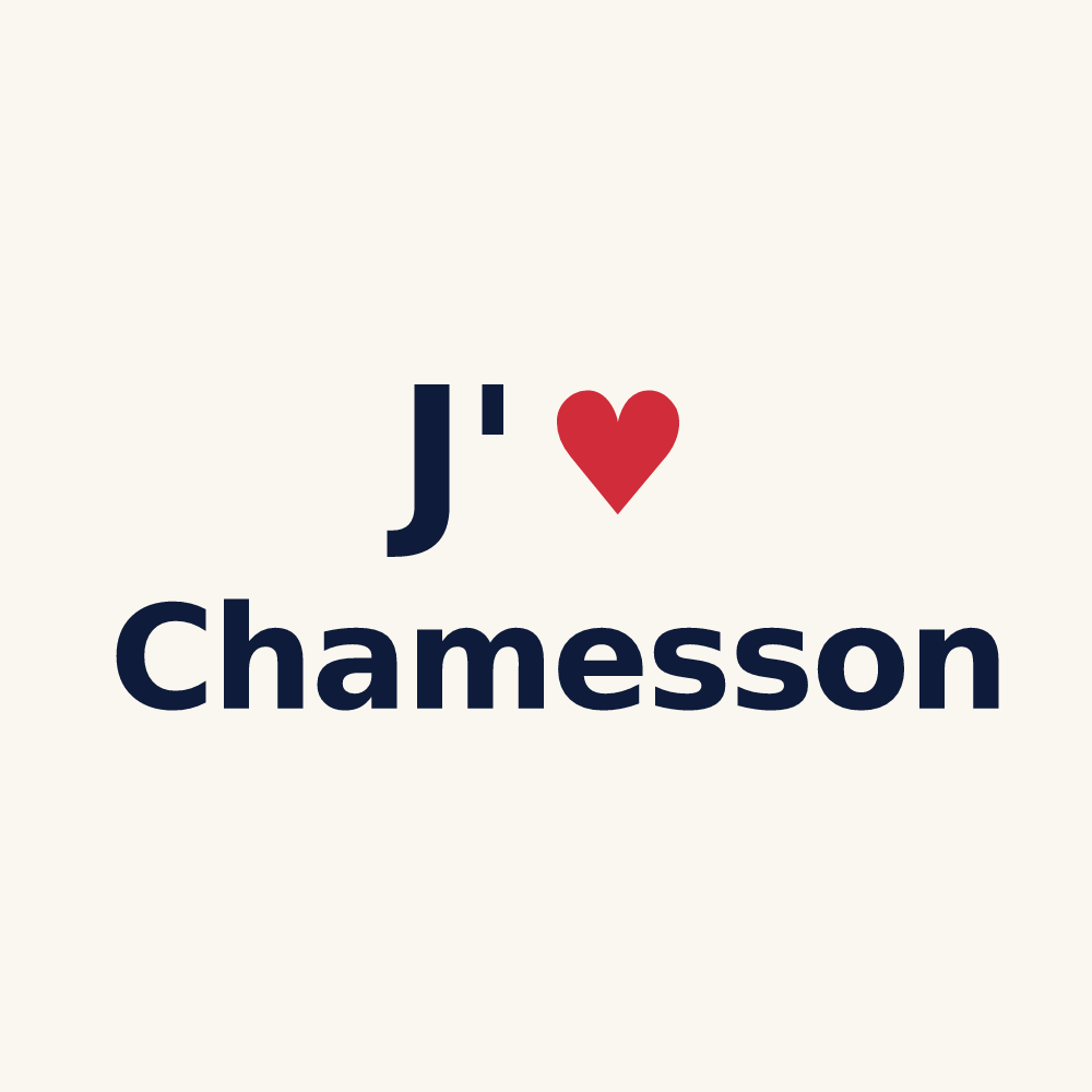 Tasse personnalisée Chamesson — design J'aime Chamesson
