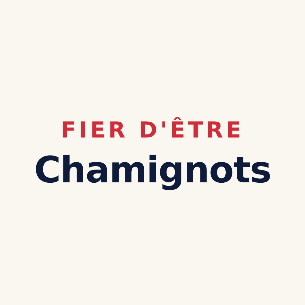 Tasse « Fier d'être Chamignots » — design pour Chamigny