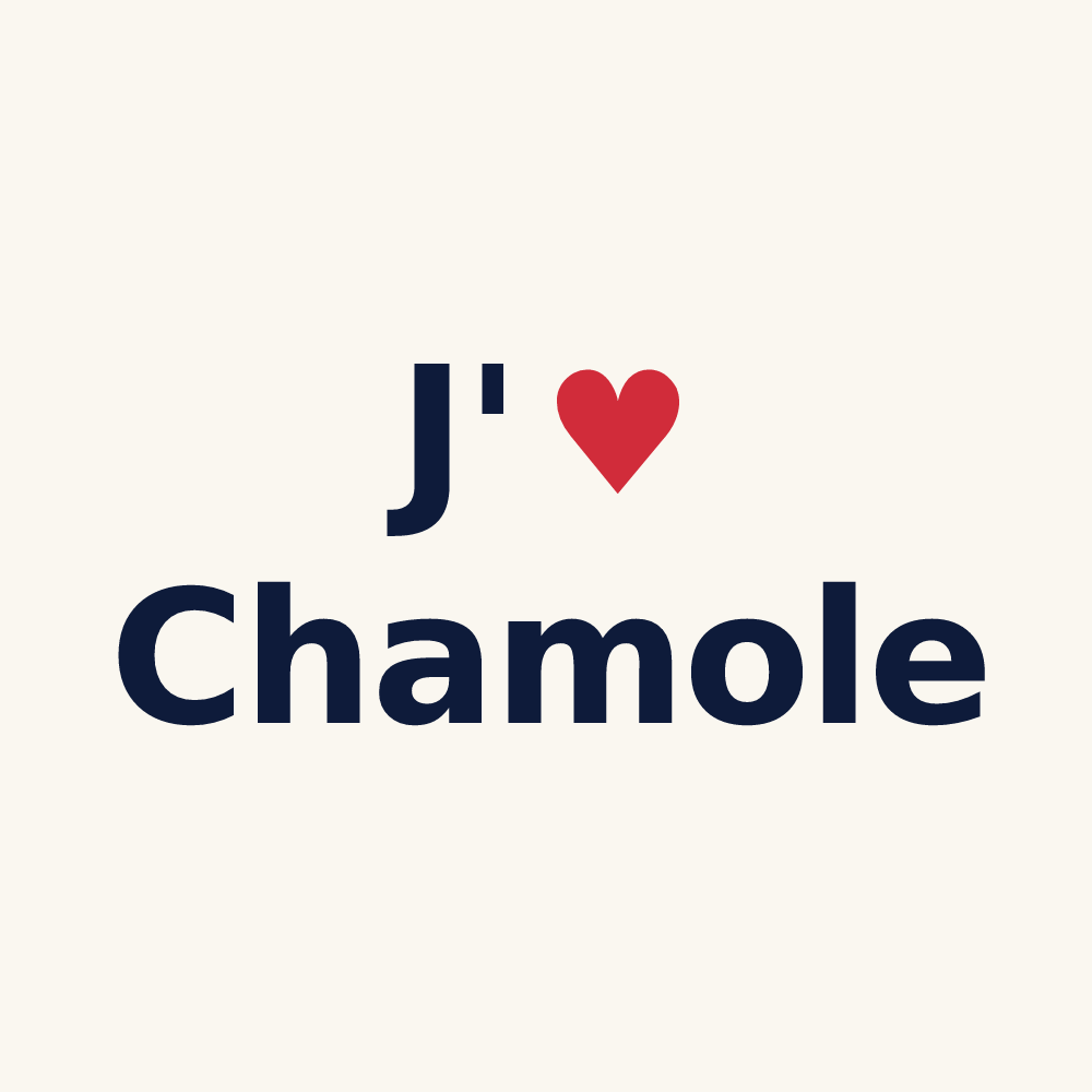 Tasse personnalisée Chamole — design J'aime Chamole
