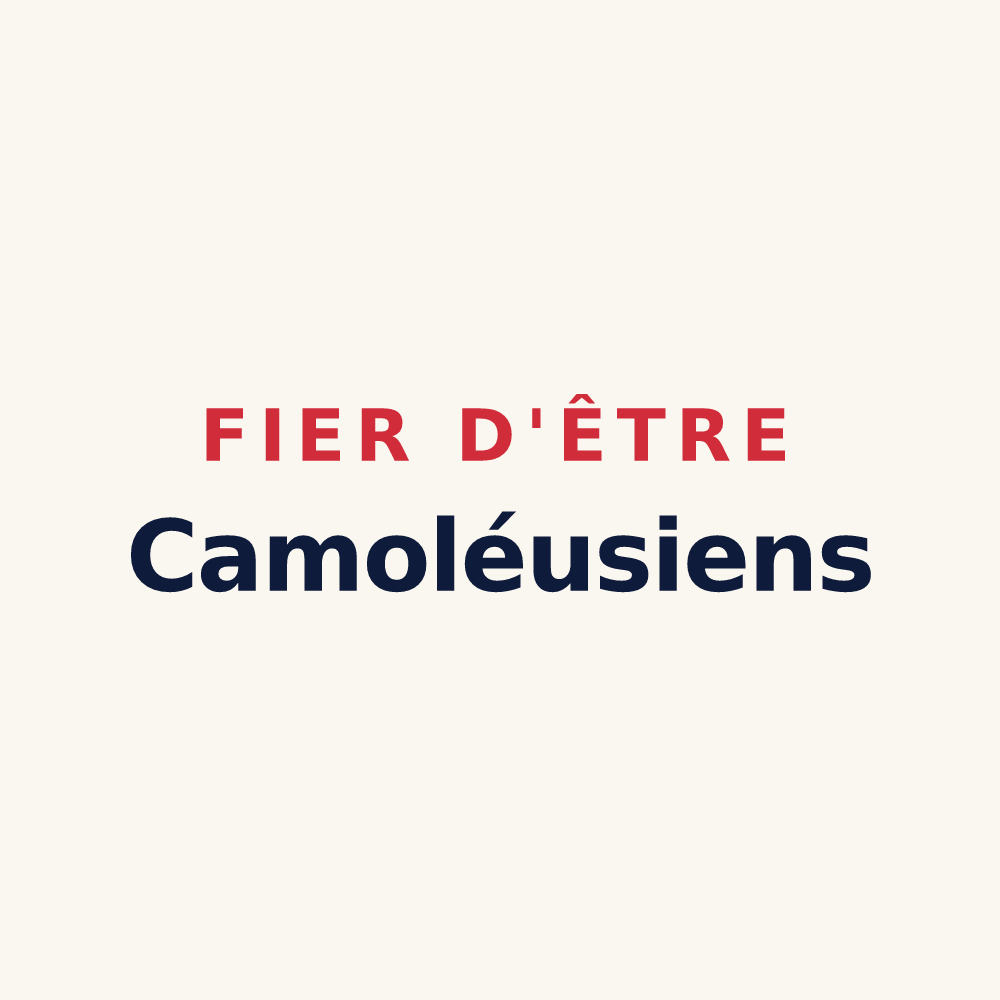 Tasse « Fier d'être Camoléusiens » — design pour Chamouilley