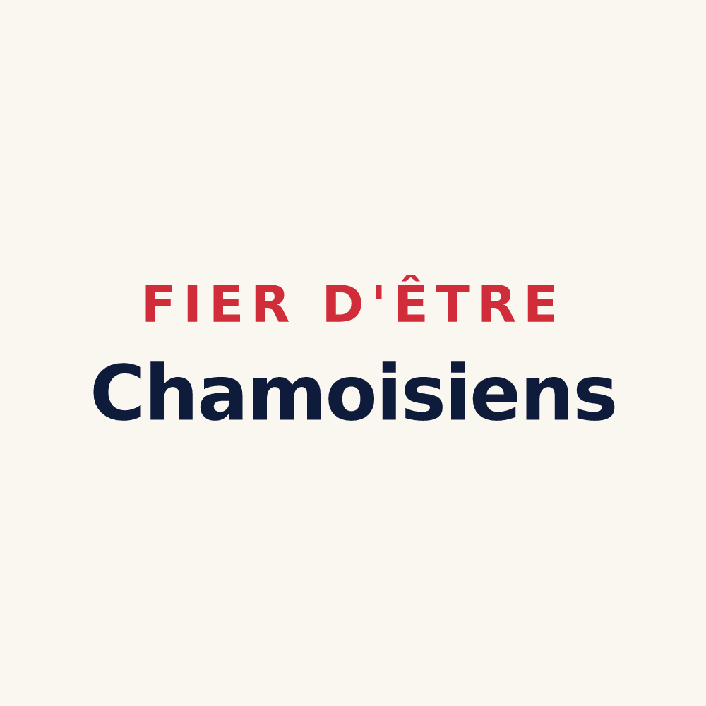 Tasse « Fier d'être Chamoisiens » — design pour Chamoy