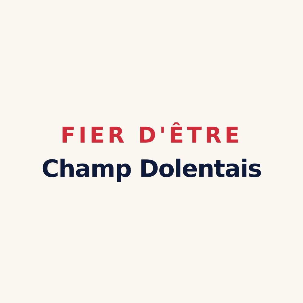 Tasse « Fier d'être Champ Dolentais » — design pour Champ-Dolent