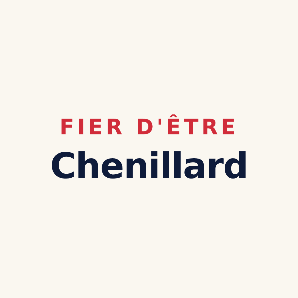 Tasse « Fier d'être Chenillard » — design pour Champ-sur-Drac