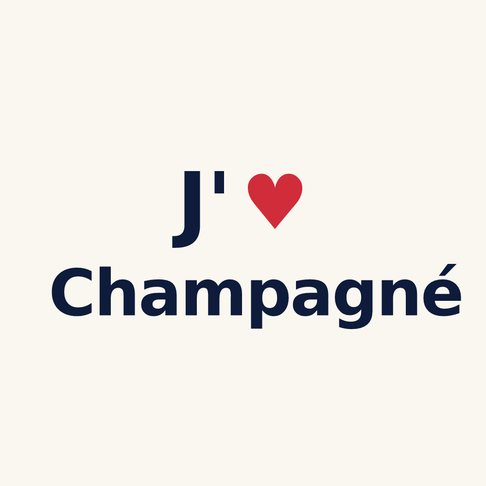 Tasse personnalisée Champagné — design J'aime Champagné