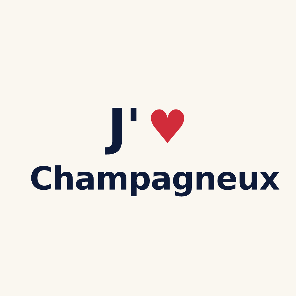 Tasse personnalisée Champagneux — design J'aime Champagneux