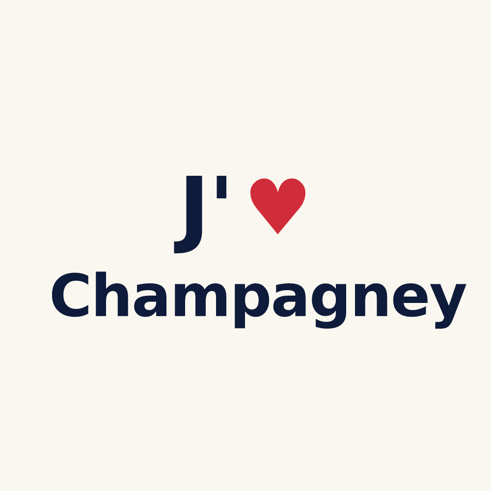 Tasse personnalisée Champagney — design J'aime Champagney