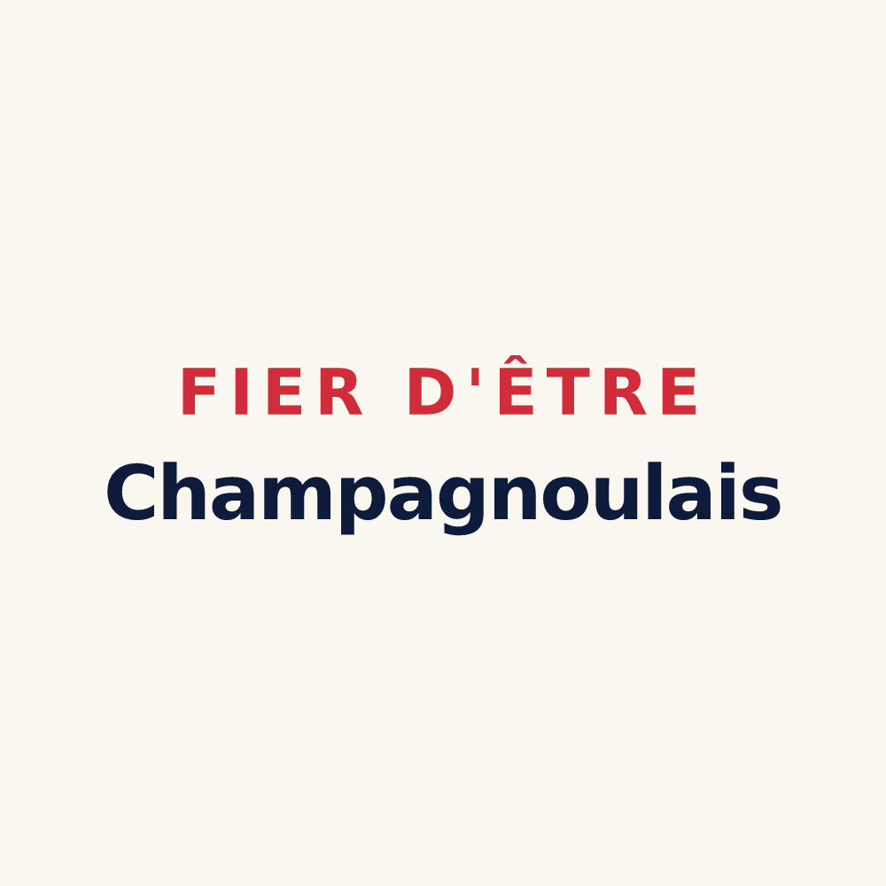 Tasse « Fier d'être Champagnoulais » — design pour Champagney