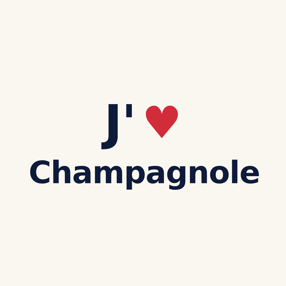 Tasse personnalisée Champagnole — design J'aime Champagnole