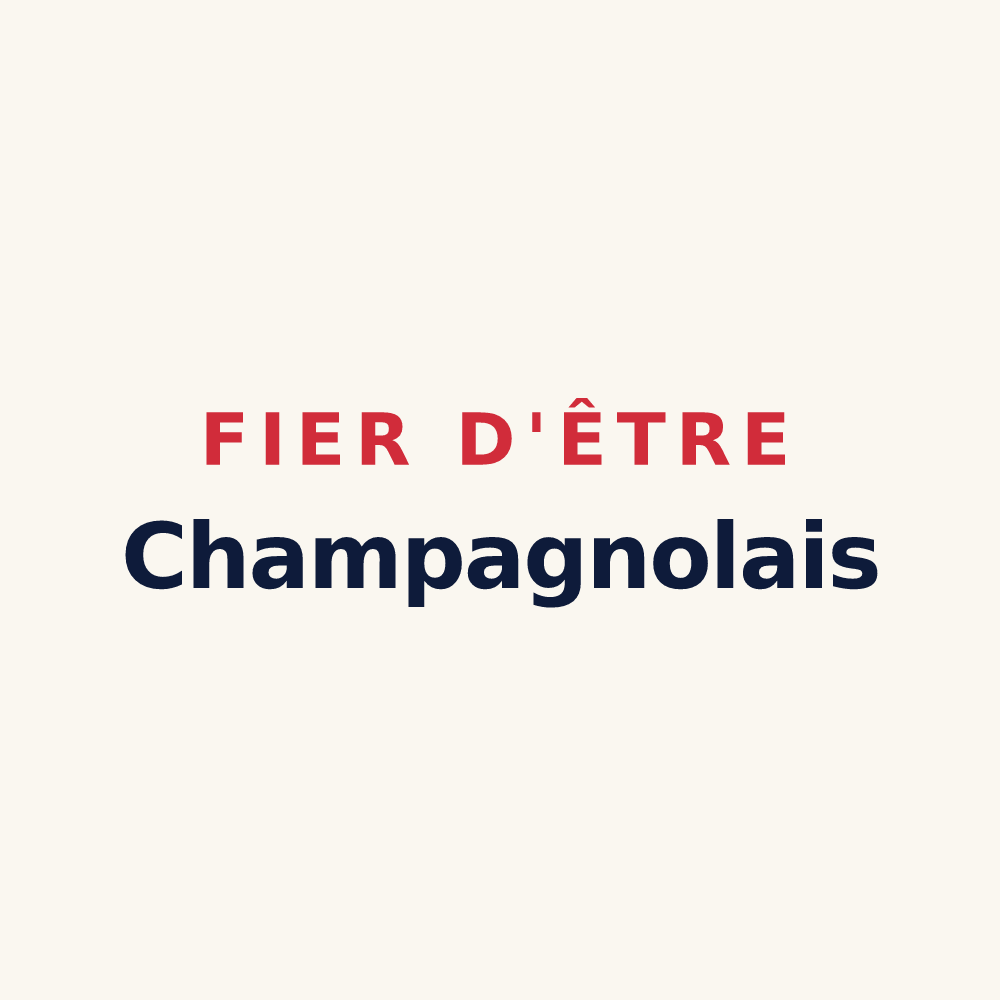 Tasse « Fier d'être Champagnolais » — design pour Champagnole