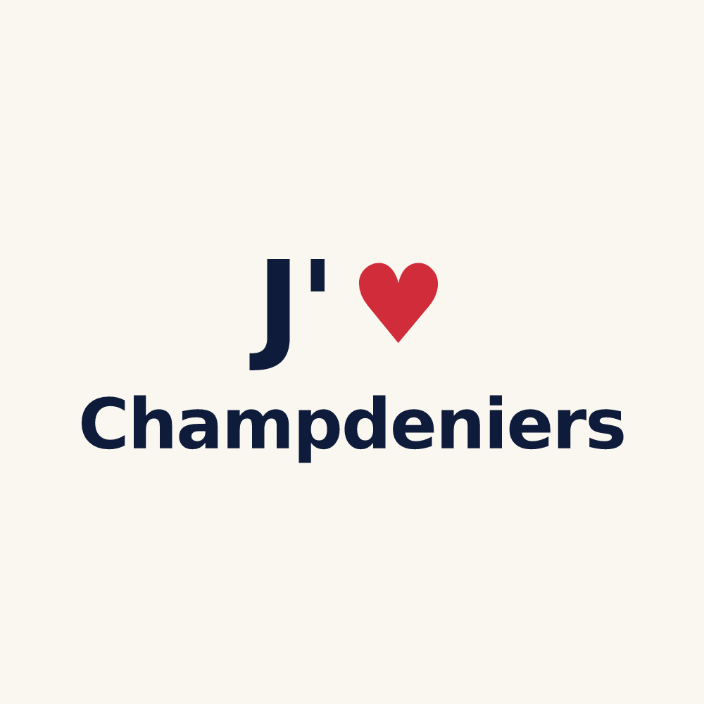 Tasse personnalisée Champdeniers — design J'aime Champdeniers