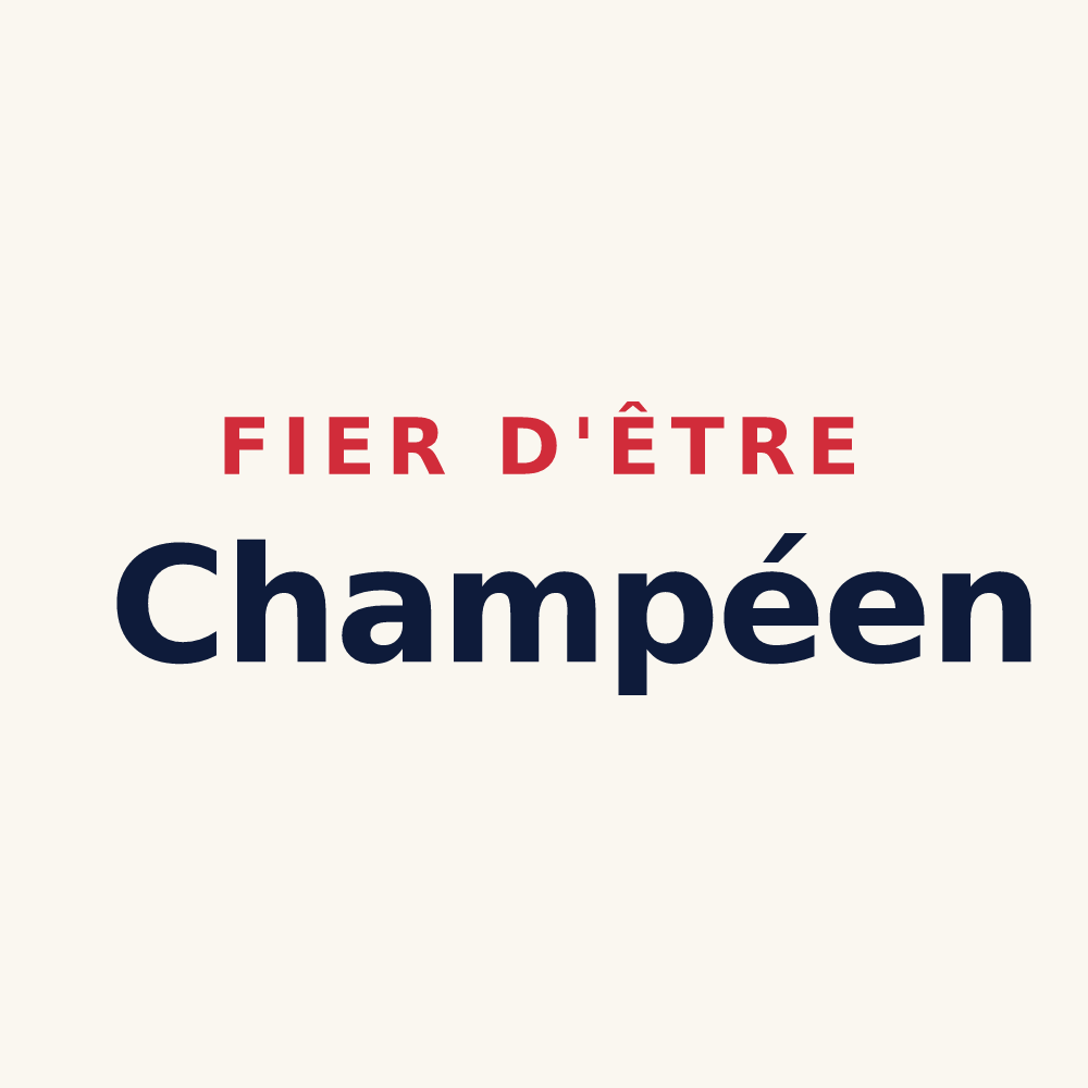 Tasse « Fier d'être Champéen » — design pour Champeaux