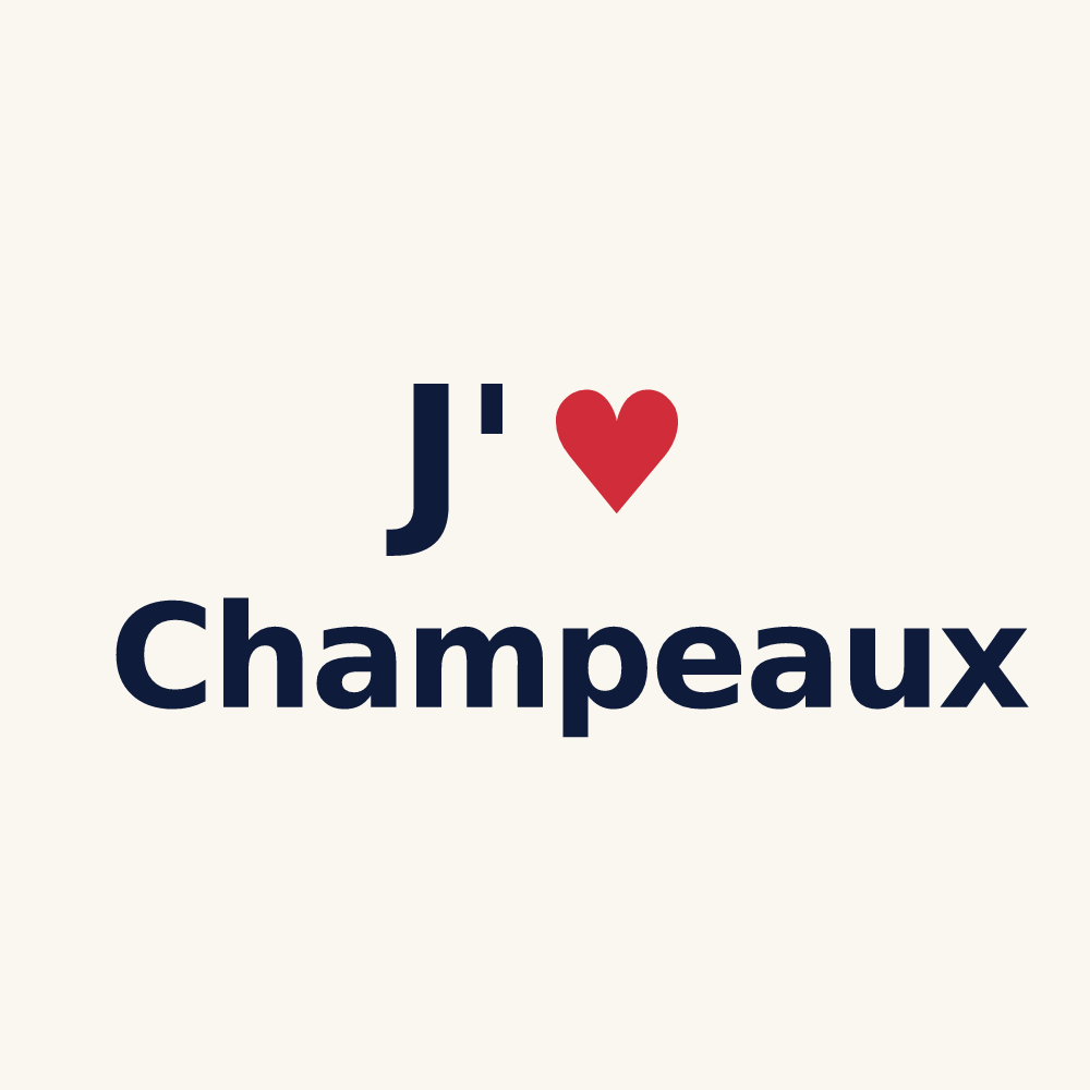 Tasse personnalisée Champeaux — design J'aime Champeaux