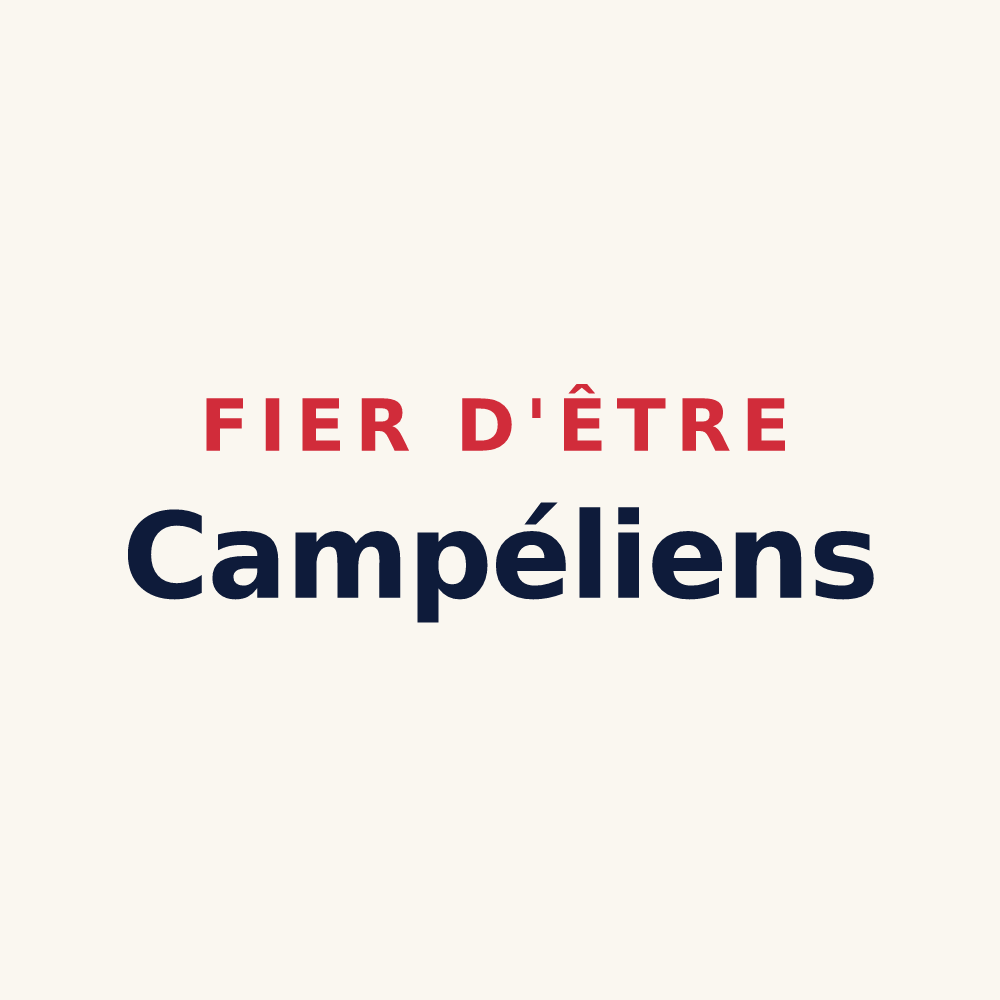 Tasse « Fier d'être Campéliens » — design pour Champeaux