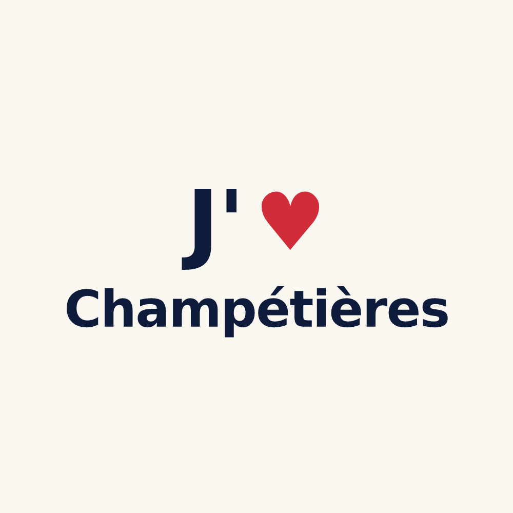 Tasse personnalisée Champétières — design J'aime Champétières