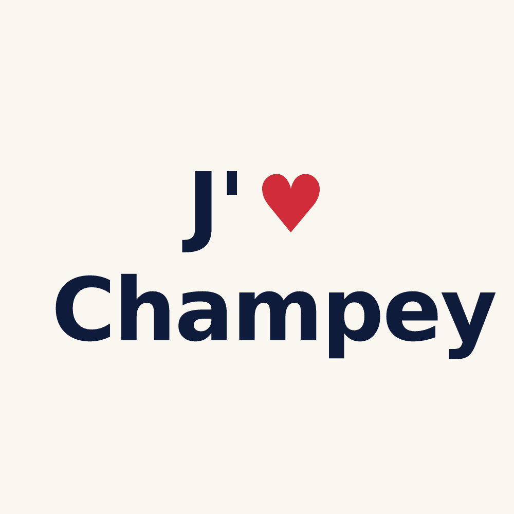 Tasse personnalisée Champey — design J'aime Champey