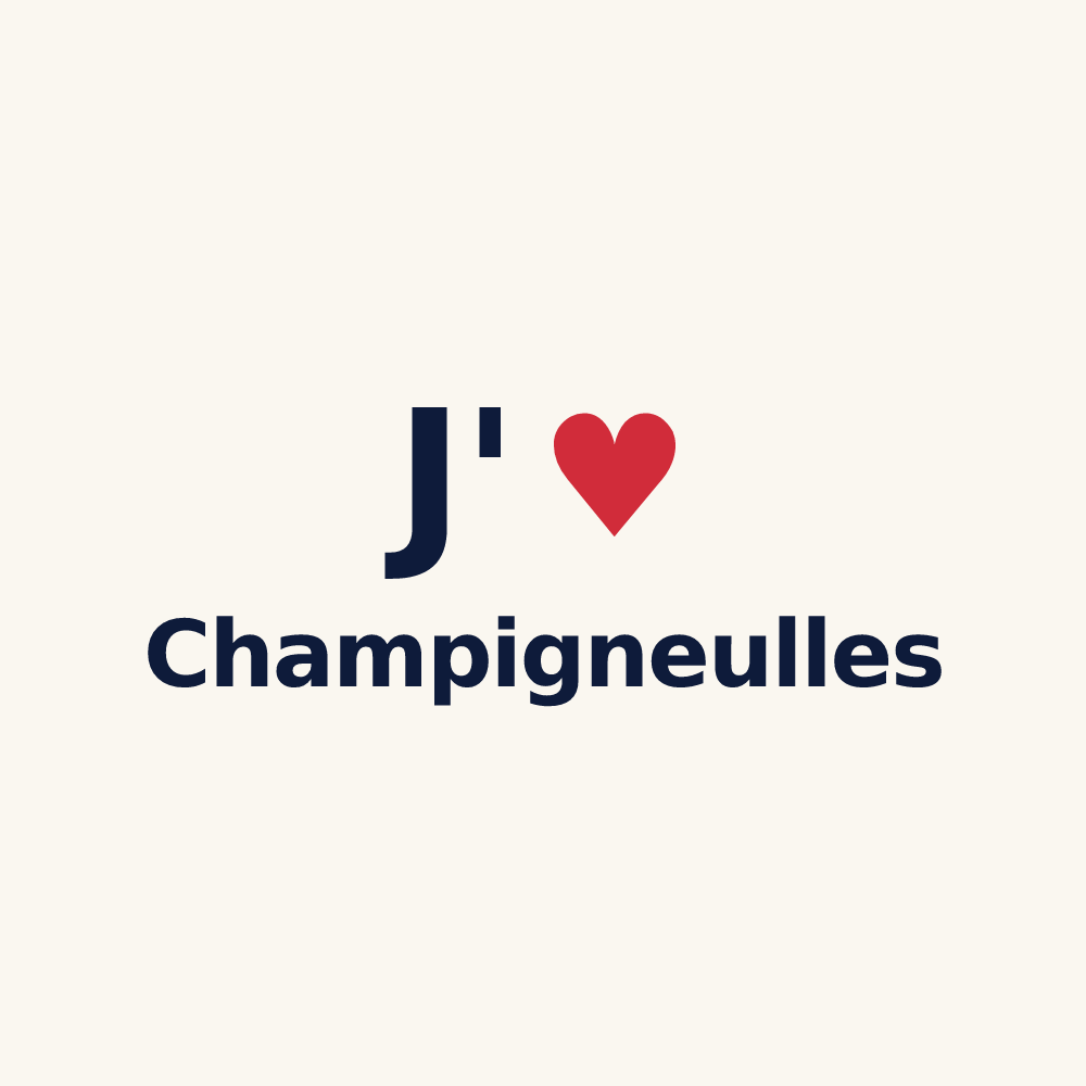 Tasse personnalisée Champigneulles — design J'aime Champigneulles