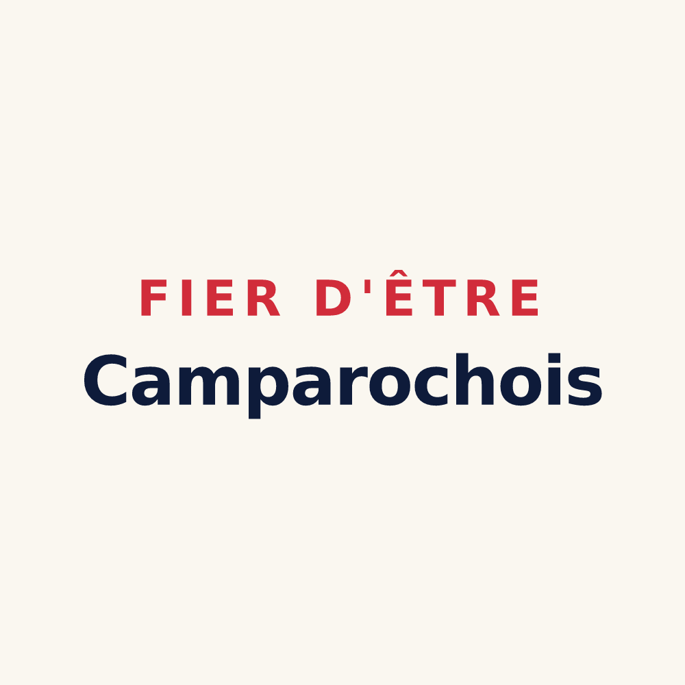Tasse « Fier d'être Camparochois » — design pour Champigny en Rochereau