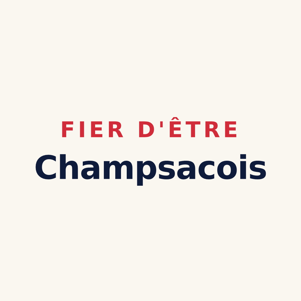 Tasse « Fier d'être Champsacois » — design pour Champsac