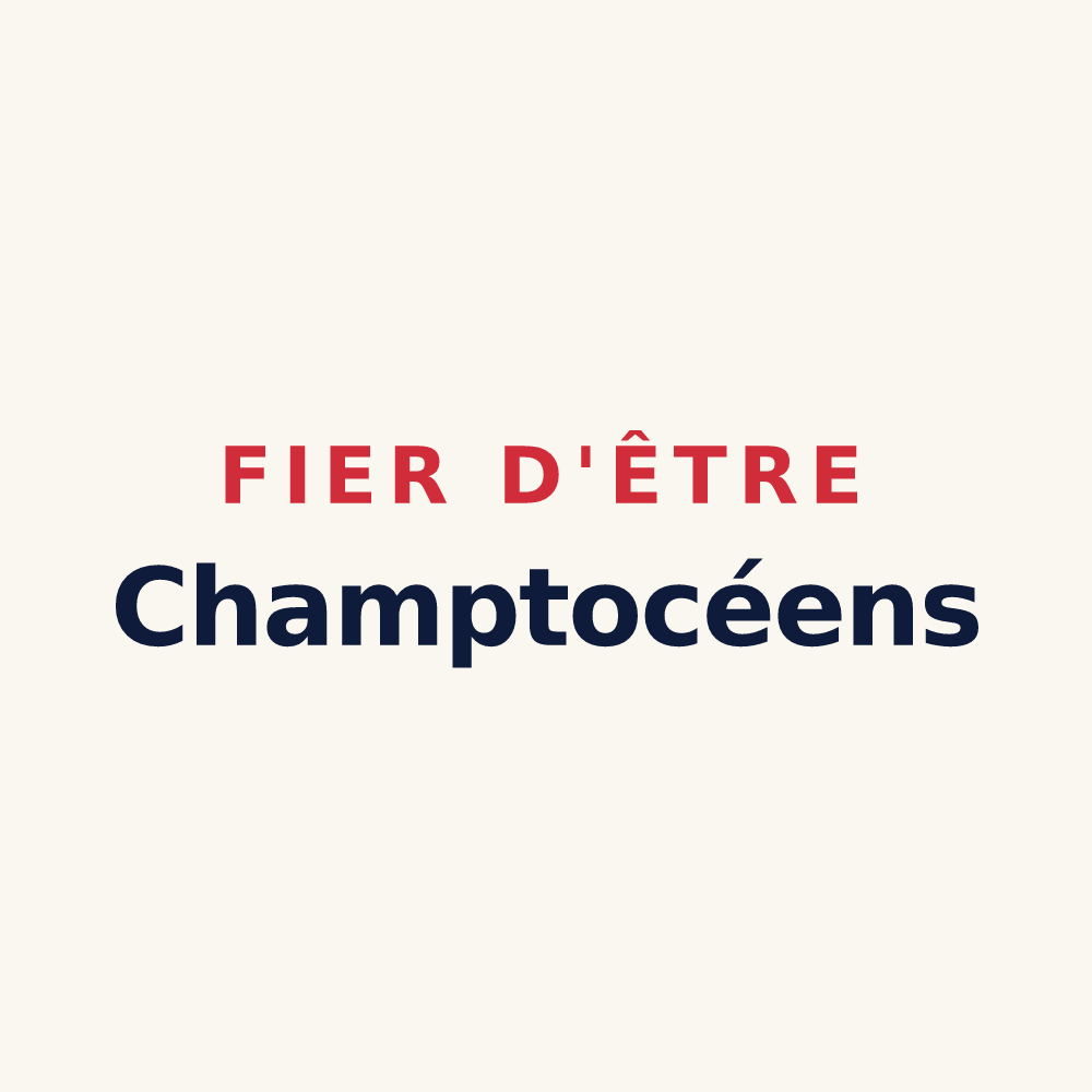 Tasse « Fier d'être Champtocéens » — design pour Champtocé-sur-Loire