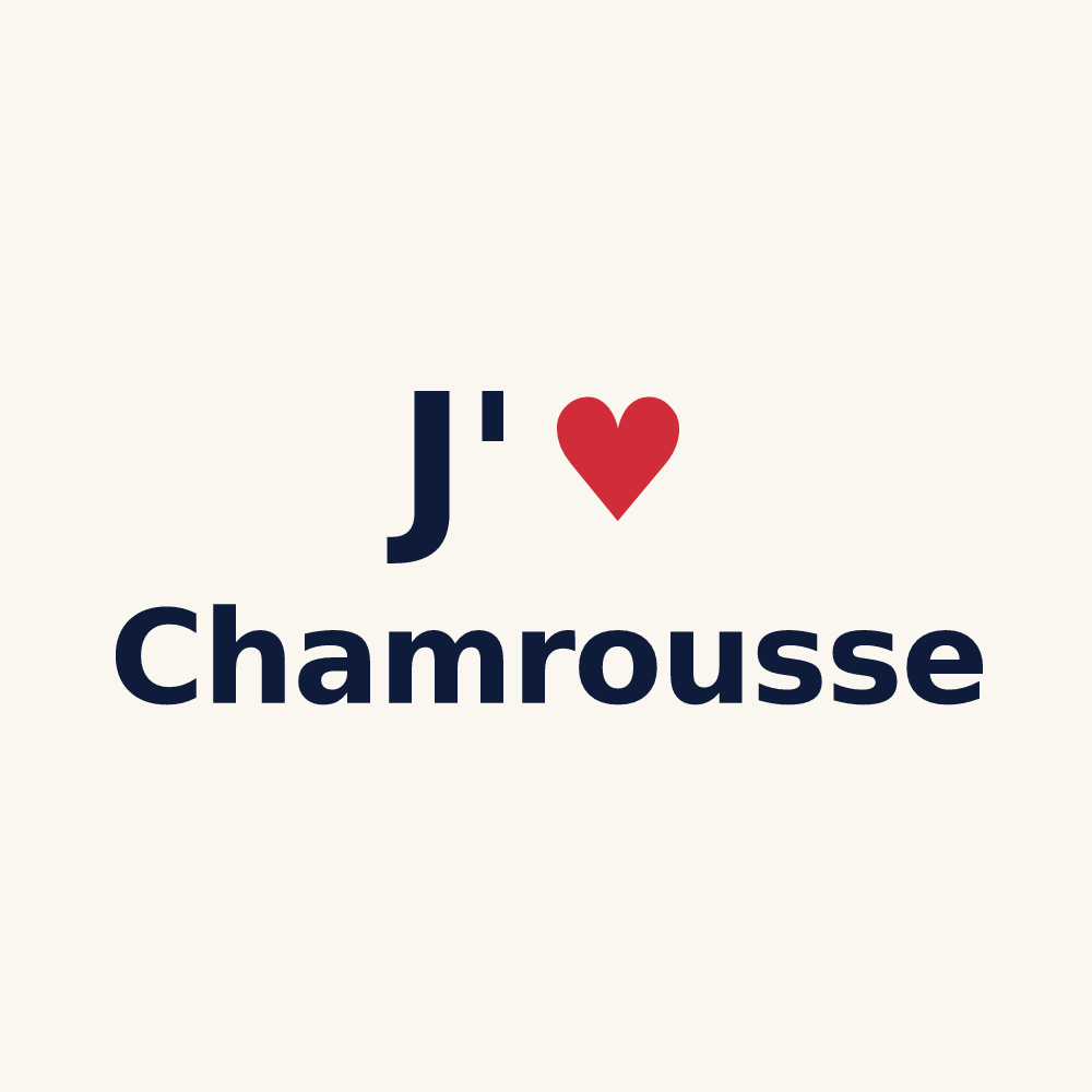 Tasse personnalisée Chamrousse — design J'aime Chamrousse