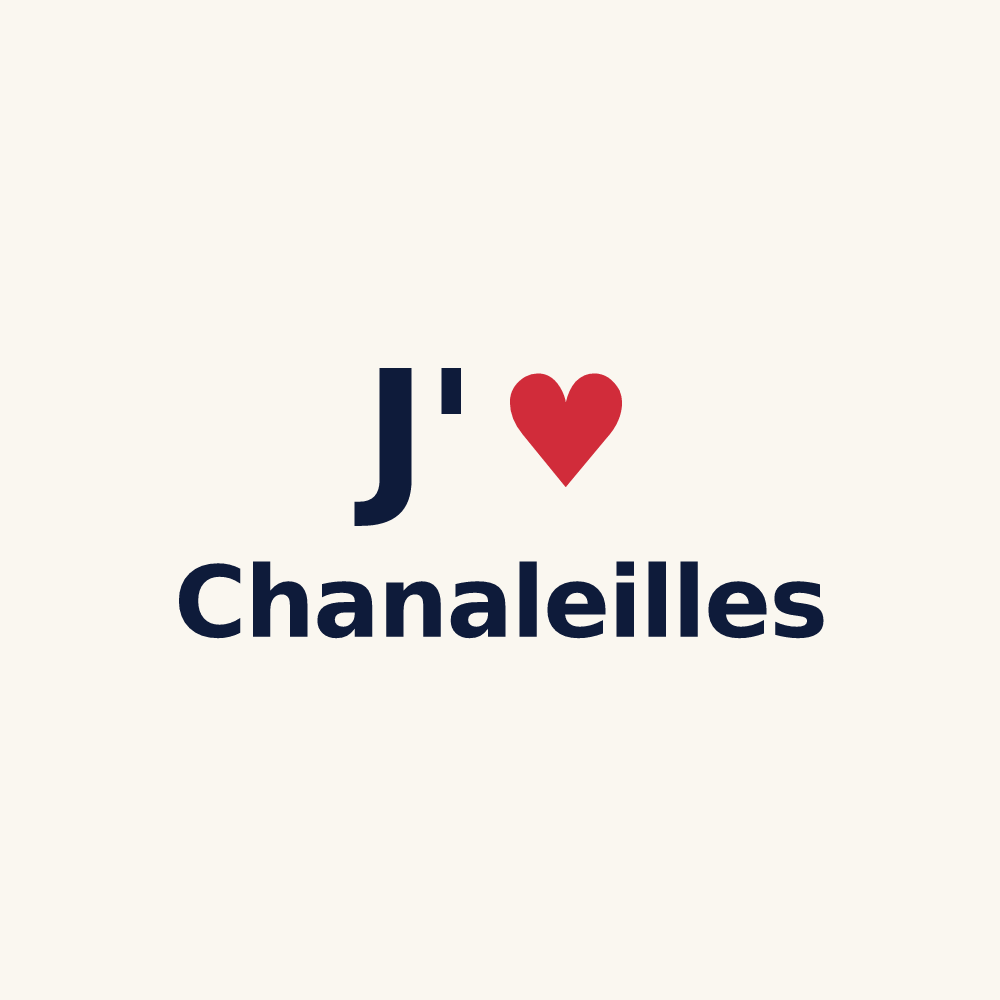 Tasse personnalisée Chanaleilles — design J'aime Chanaleilles