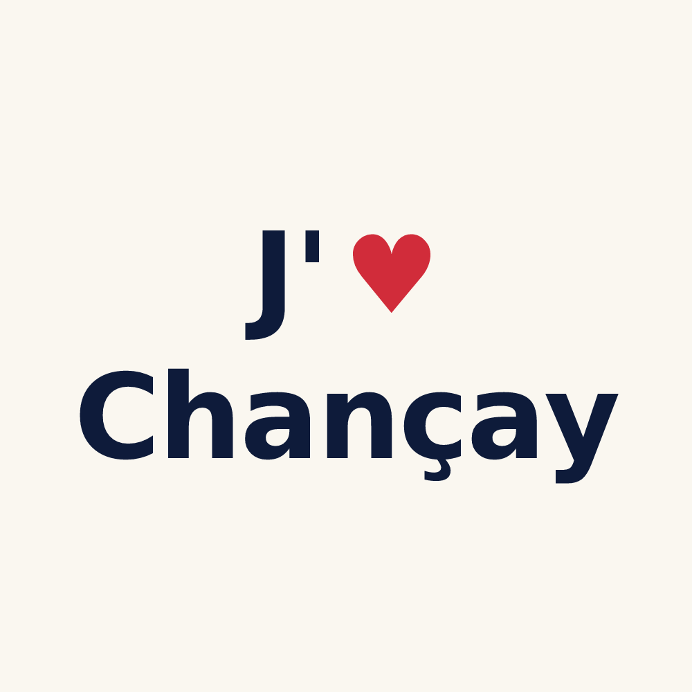 Tasse personnalisée Chançay — design J'aime Chançay