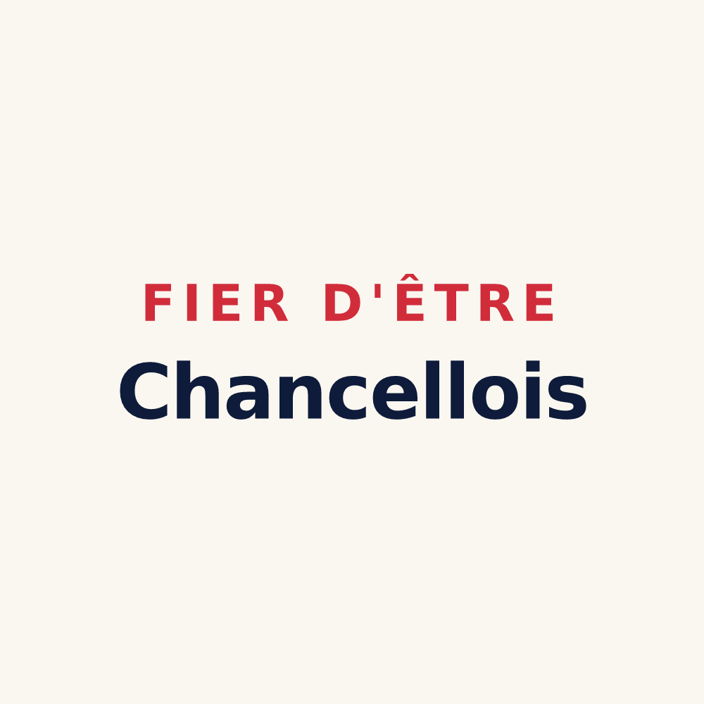 Tasse « Fier d'être Chancellois » — design pour Chanceaux-près-Loches