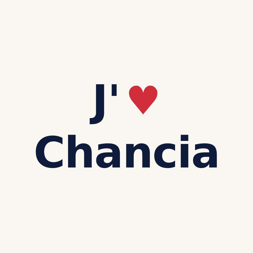 Tasse personnalisée Chancia — design J'aime Chancia