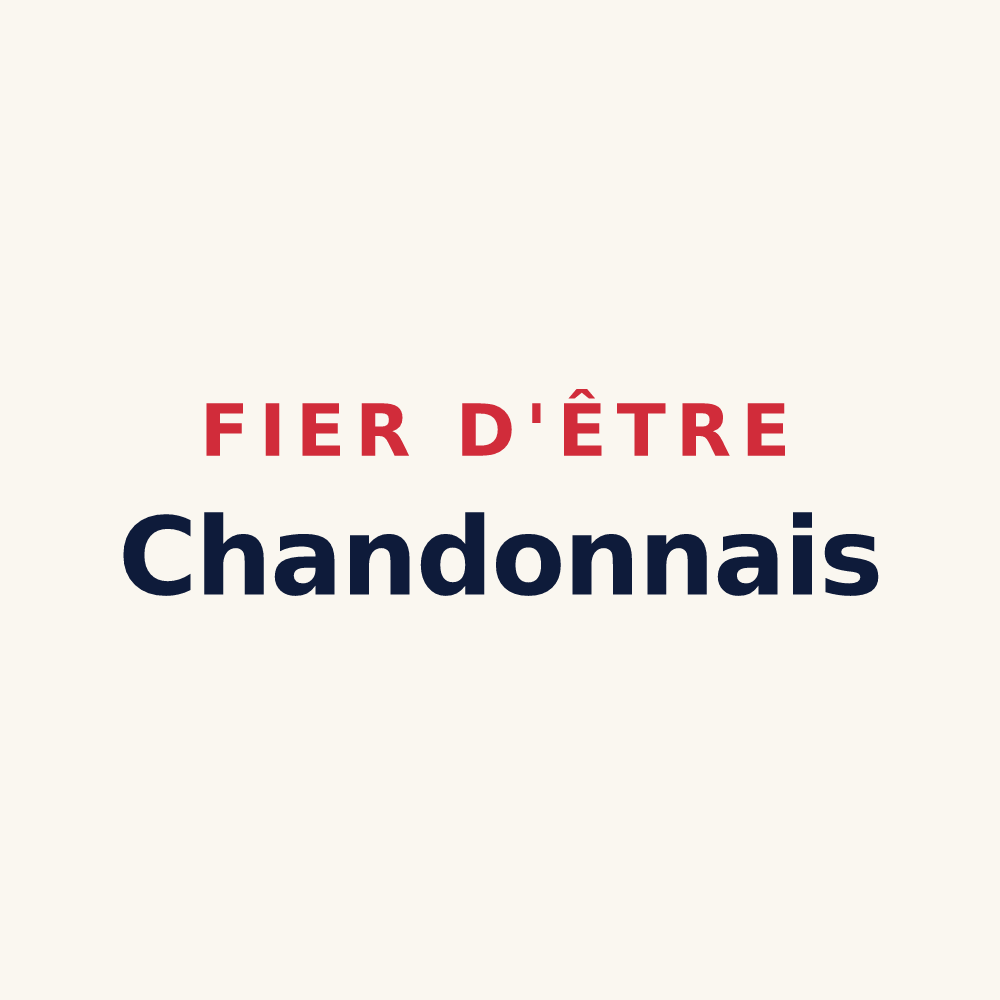 Tasse « Fier d'être Chandonnais » — design pour Chandon