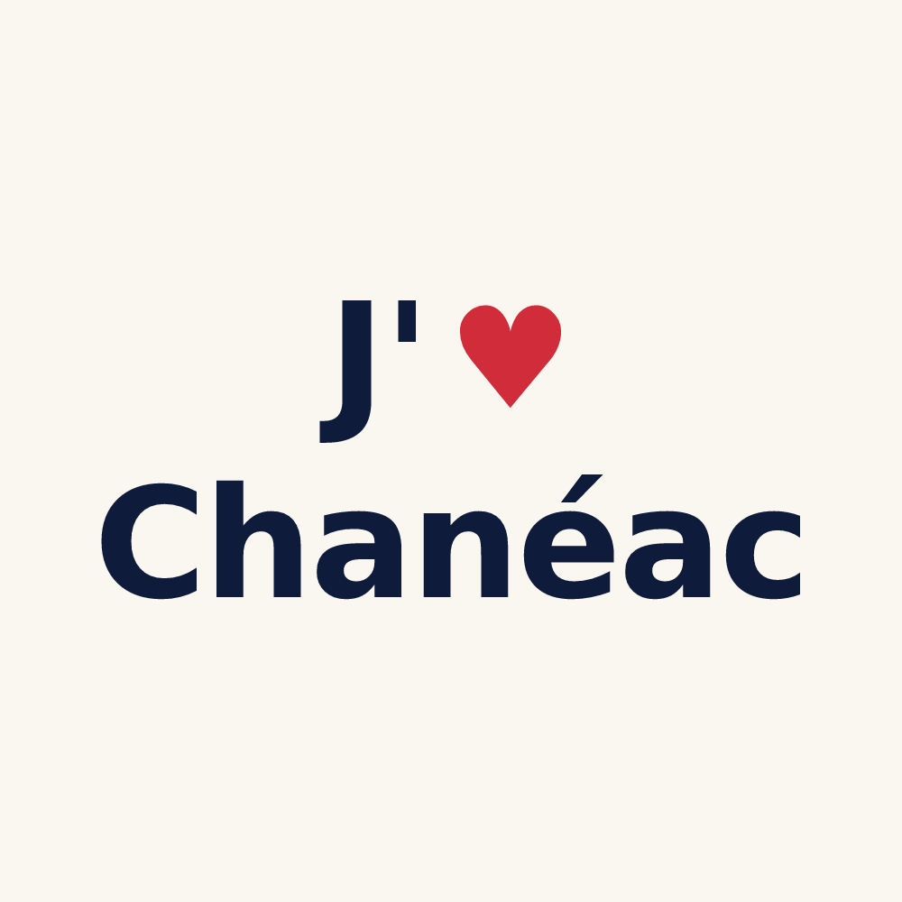 Tasse personnalisée Chanéac — design J'aime Chanéac