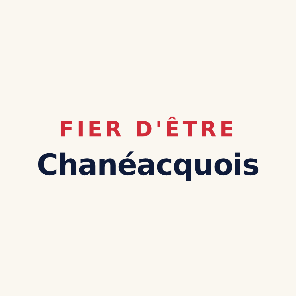 Tasse « Fier d'être Chanéacquois » — design pour Chanéac