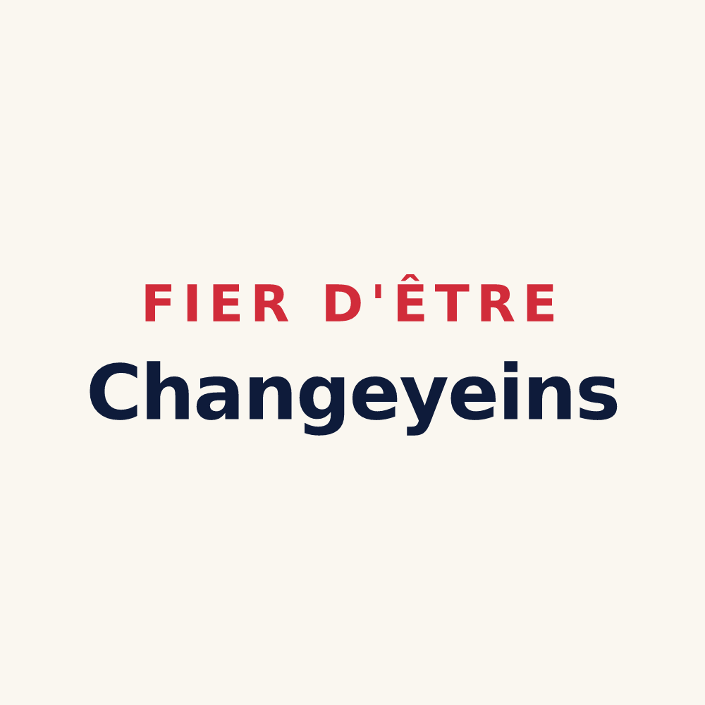 Tasse « Fier d'être Changeyeins » — design pour Changey
