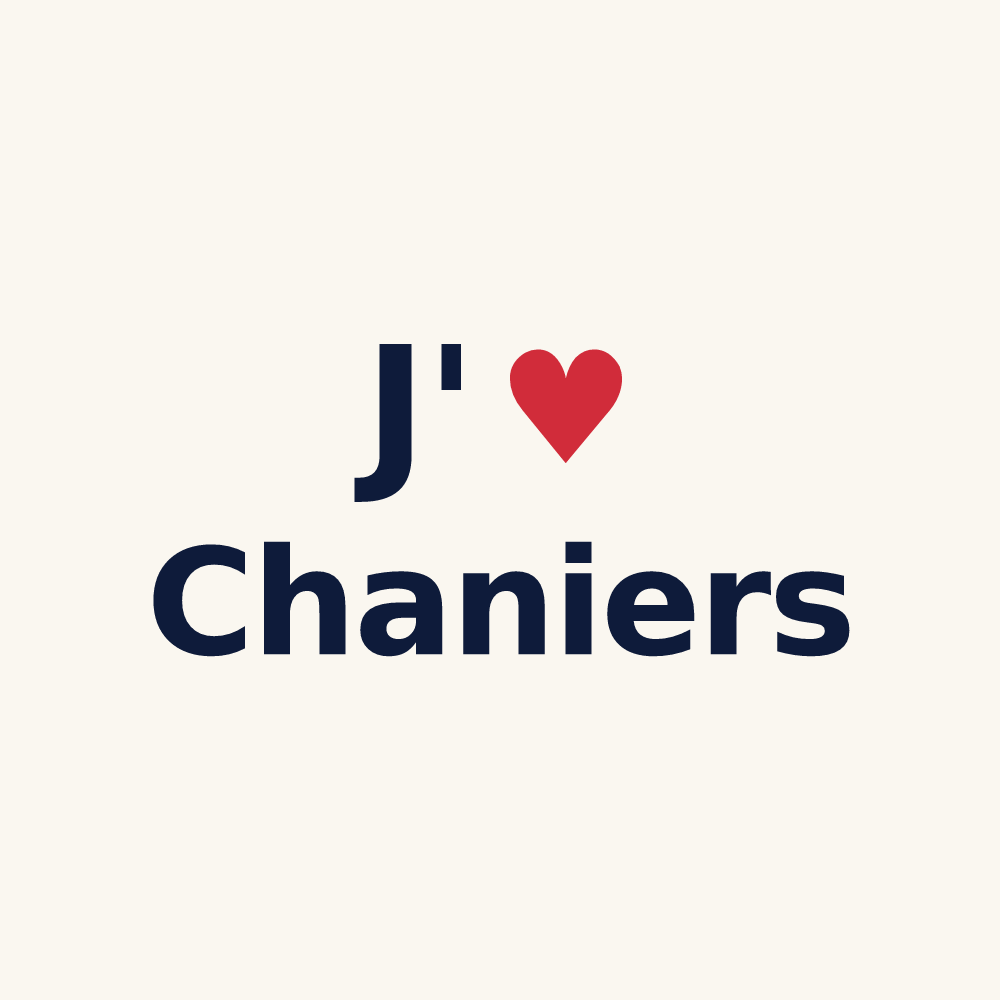Tasse personnalisée Chaniers — design J'aime Chaniers