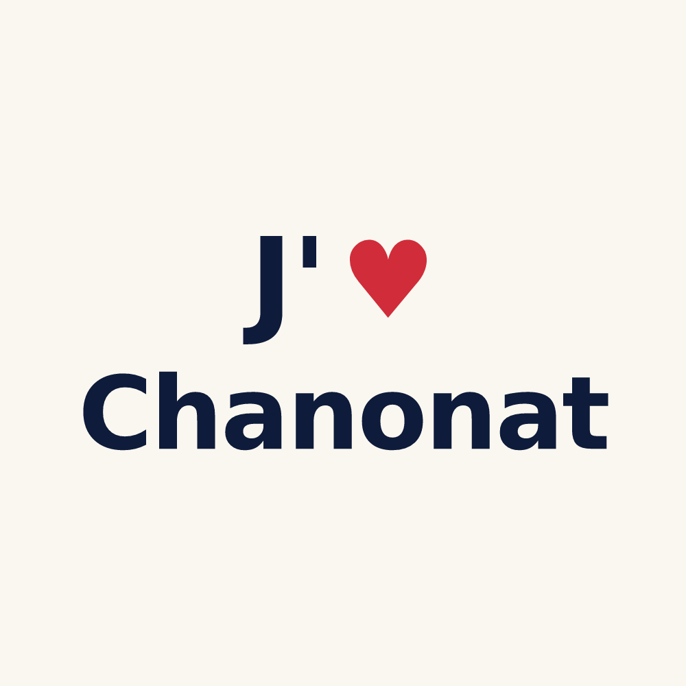 Tasse personnalisée Chanonat — design J'aime Chanonat