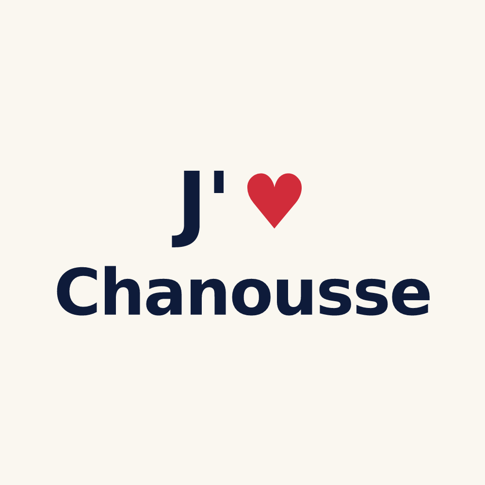 Tasse personnalisée Chanousse — design J'aime Chanousse