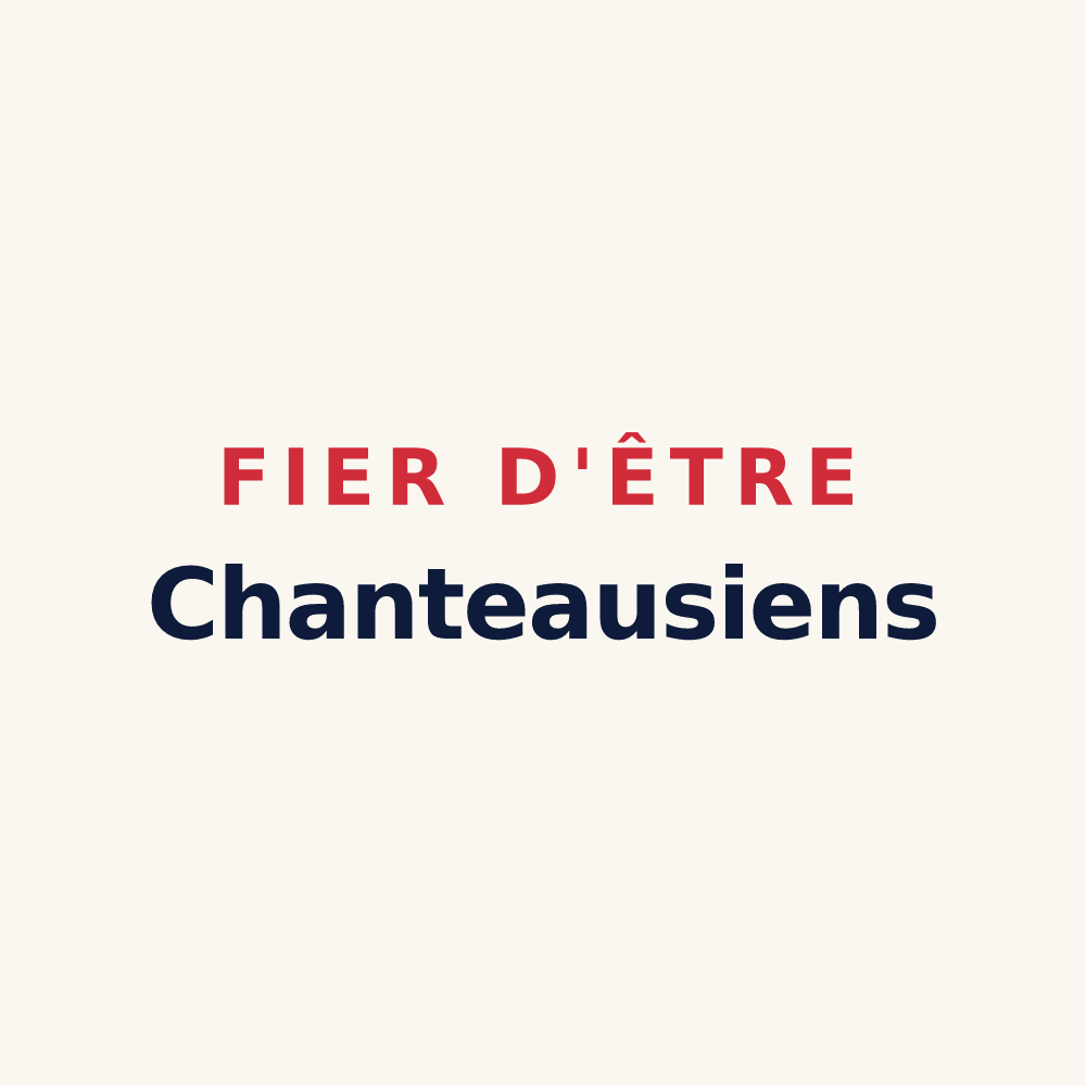 Tasse « Fier d'être Chanteausiens » — design pour Chanteau