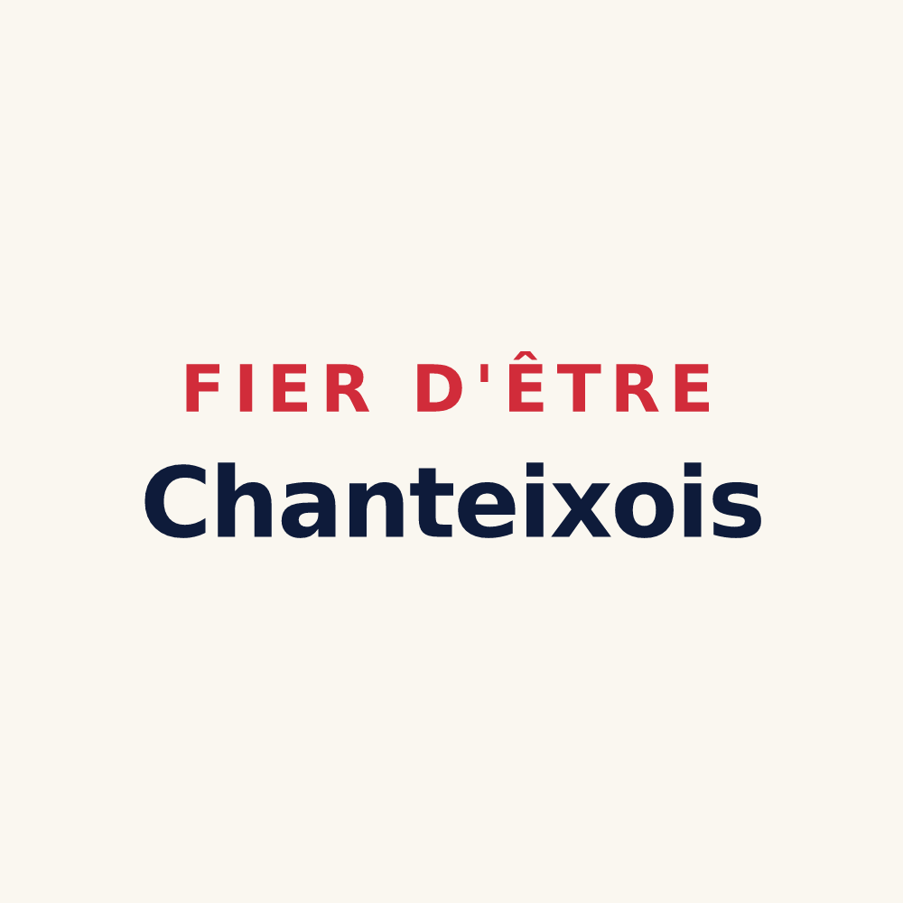 Tasse « Fier d'être Chanteixois » — design pour Chanteix