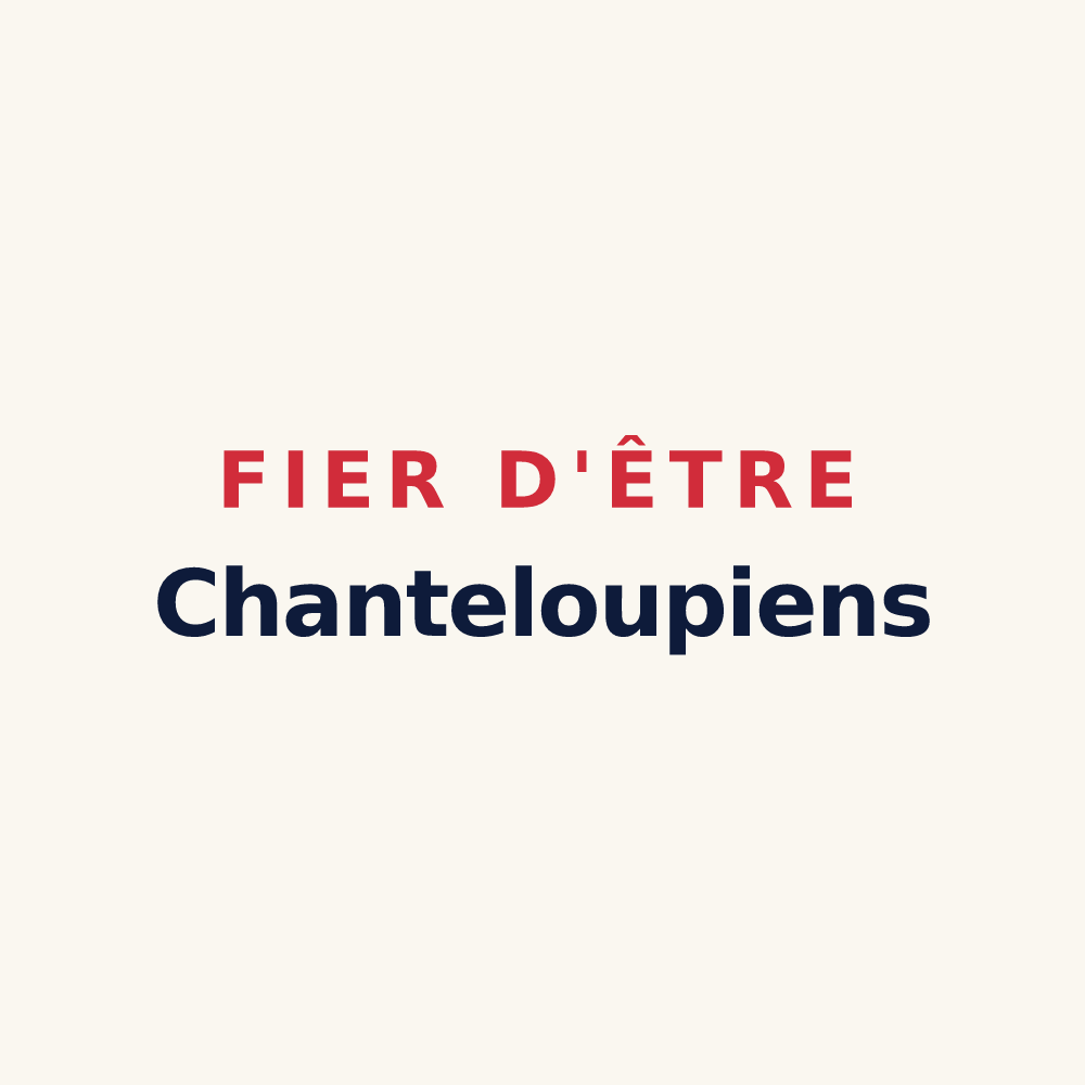 Tasse « Fier d'être Chanteloupiens » — design pour Chanteloup-en-Brie