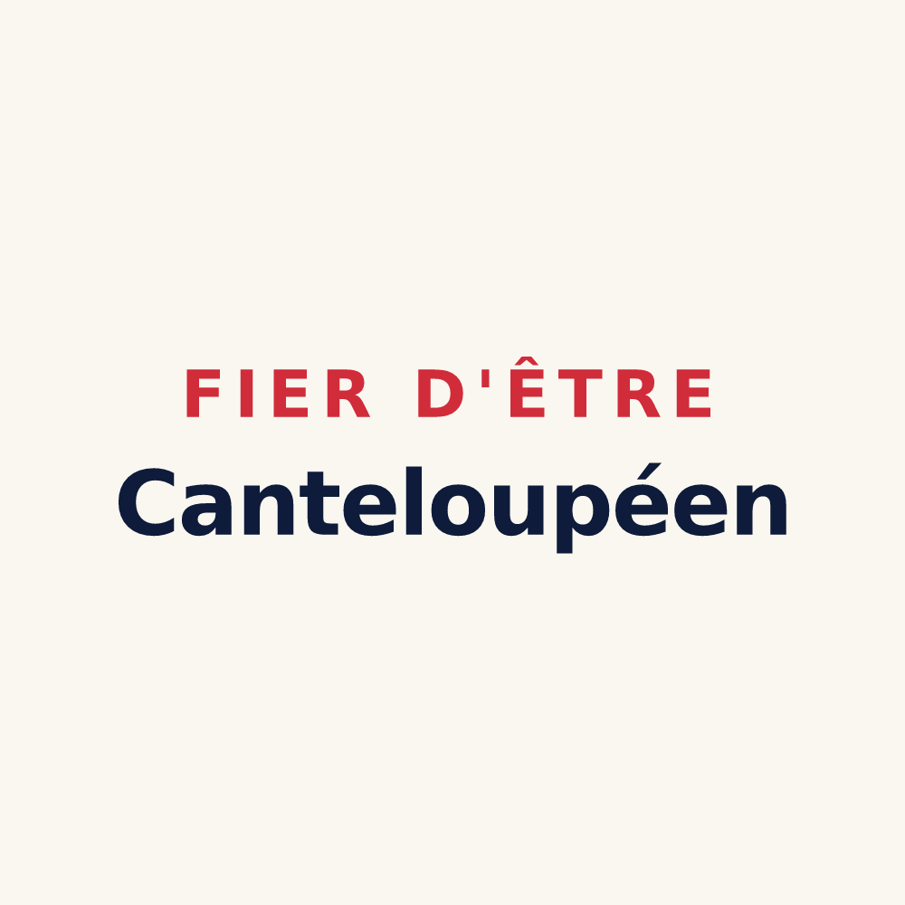 Tasse « Fier d'être Canteloupéen » — design pour Chanteloup