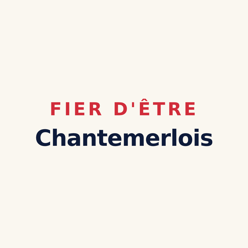 Tasse « Fier d'être Chantemerlois » — design pour Chantemerle-lès-Grignan