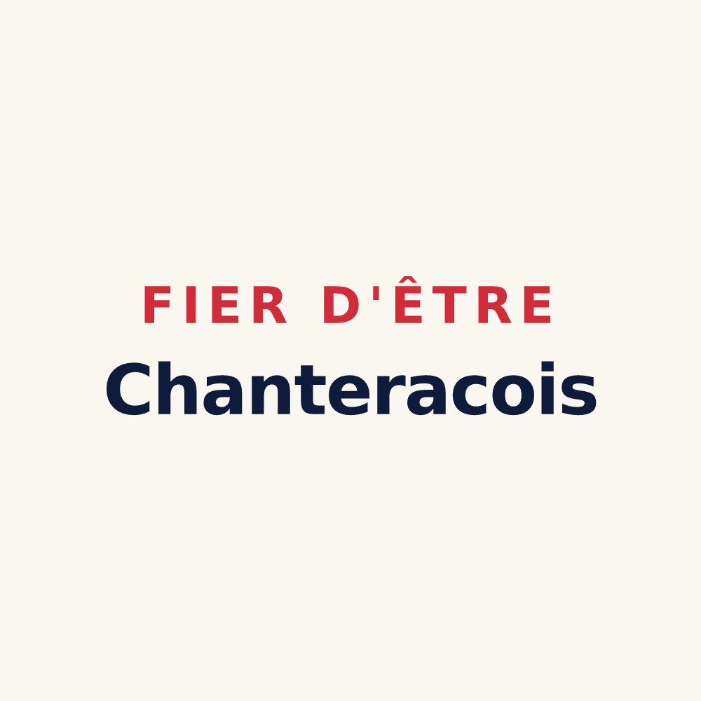 Tasse « Fier d'être Chanteracois » — design pour Chantérac
