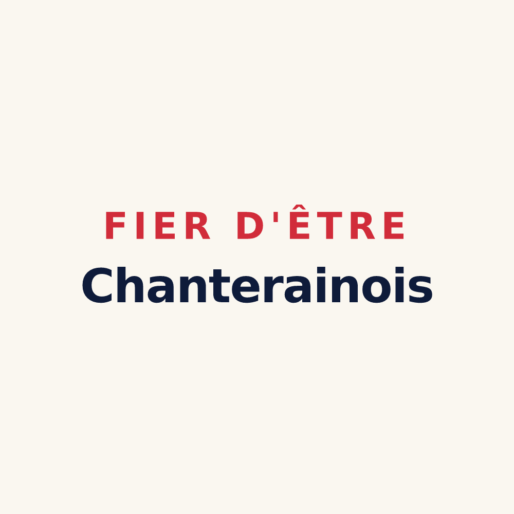 Tasse « Fier d'être Chanterainois » — design pour Chanteraine