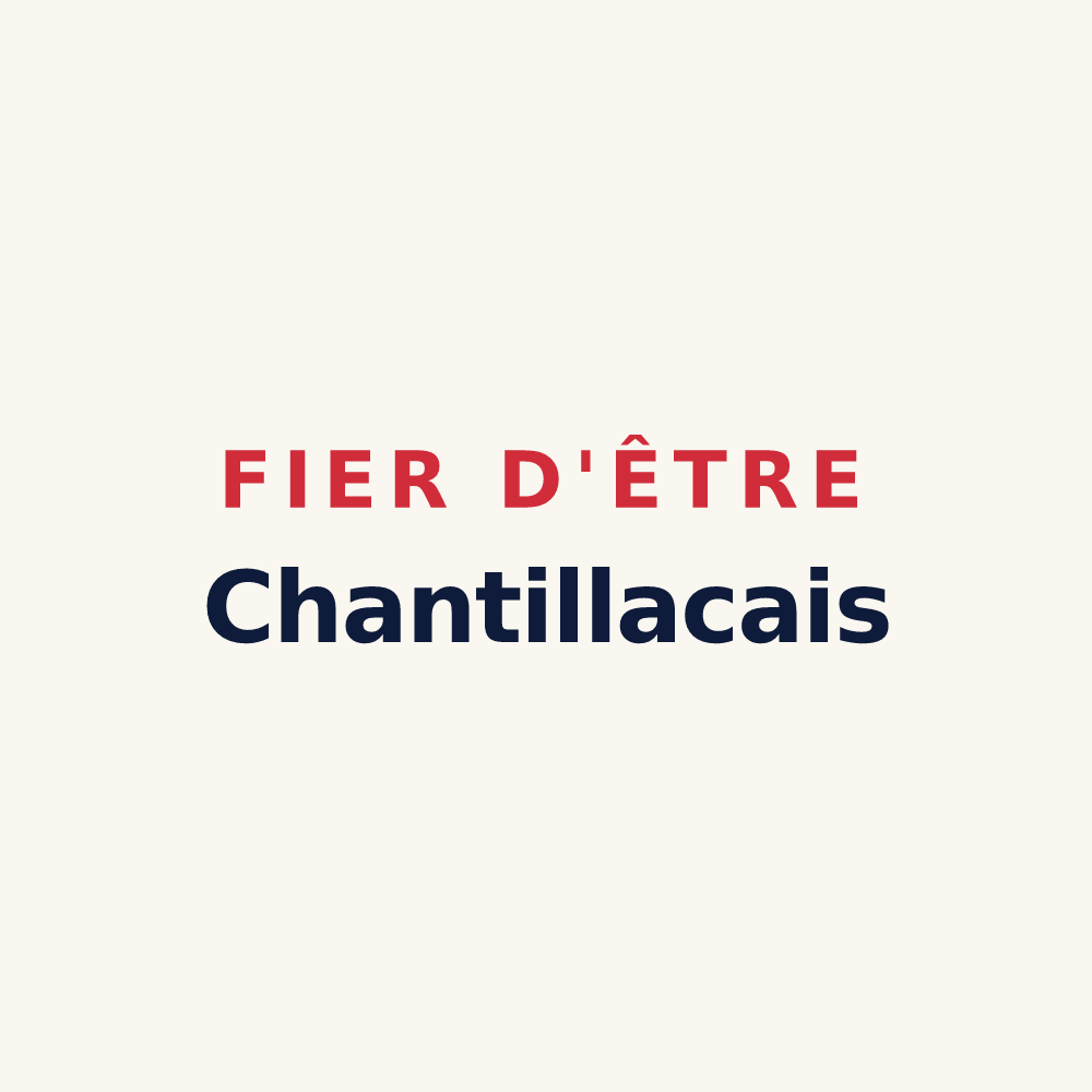 Tasse « Fier d'être Chantillacais » — design pour Chantillac