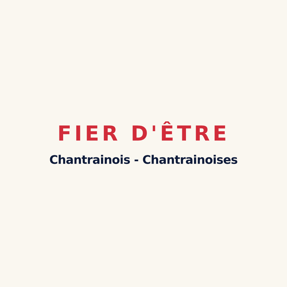 Tasse « Fier d'être Chantrainois - Chantrainoises » — design pour Chantraines