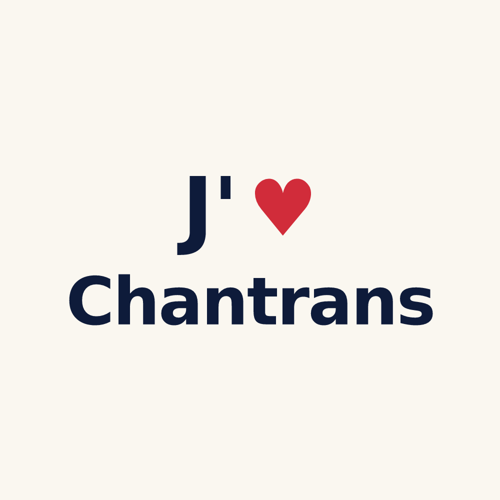 Tasse personnalisée Chantrans — design J'aime Chantrans